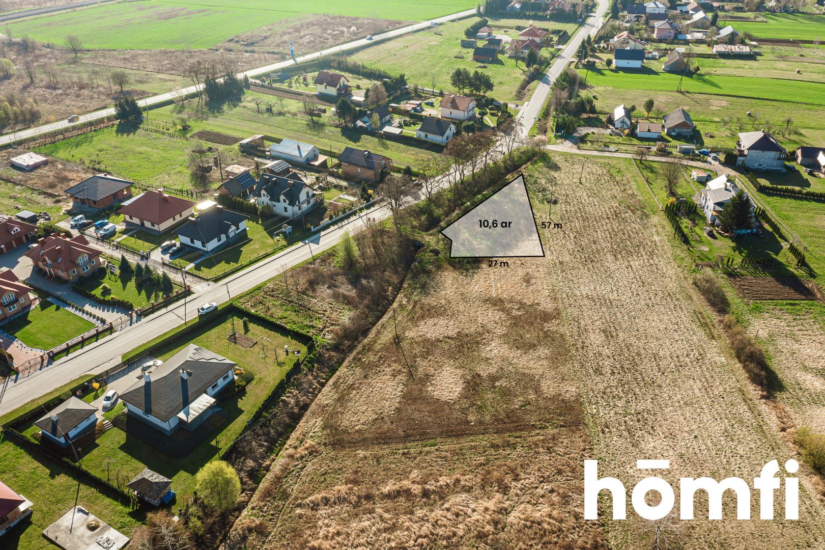 BEAUTIFUL AREA | 10.6 ARES | ZONING FOR A HOUSE - Plot - Sale - Mielecki, Mielec