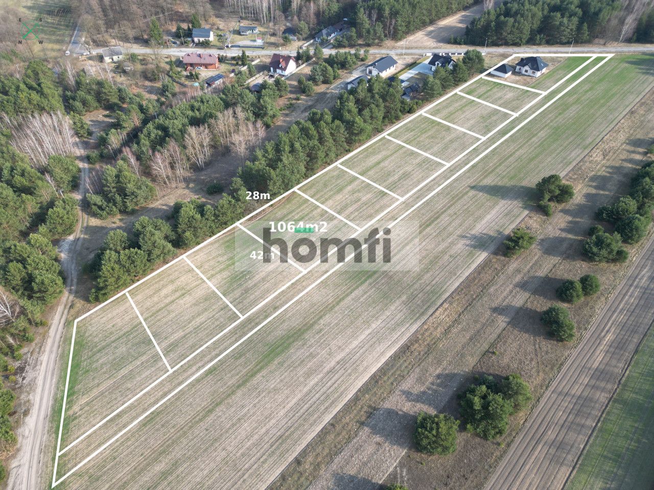 Duże i wymiarowe działki pod budowę domów jednorodzinnych - Działka - Sprzedaż - Zwoleński, Kazanów / Kopiec