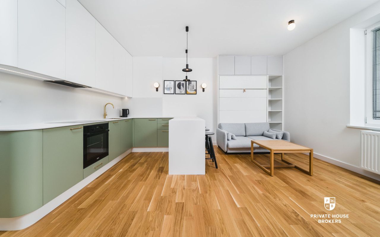 Stylowe - klimatyzowane Studio na ostatnim piętrze – jasne, klimatyczne, funkcjonalne! Wysoki Standard| Stare Miasto - Mieszkanie - Wynajem - Kraków, Śródmieście