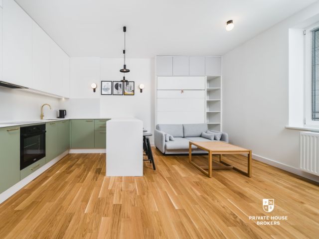 Stylowe - klimatyzowane Studio na ostatnim piętrze – jasne, klimatyczne, funkcjonalne! Wysoki Standard| Stare Miasto - Mieszkanie - Wynajem - Kraków, Śródmieście