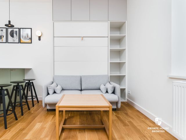 Stylowe - klimatyzowane Studio na ostatnim piętrze – jasne, klimatyczne, funkcjonalne! Wysoki Standard| Stare Miasto - Mieszkanie - Wynajem - Kraków, Śródmieście