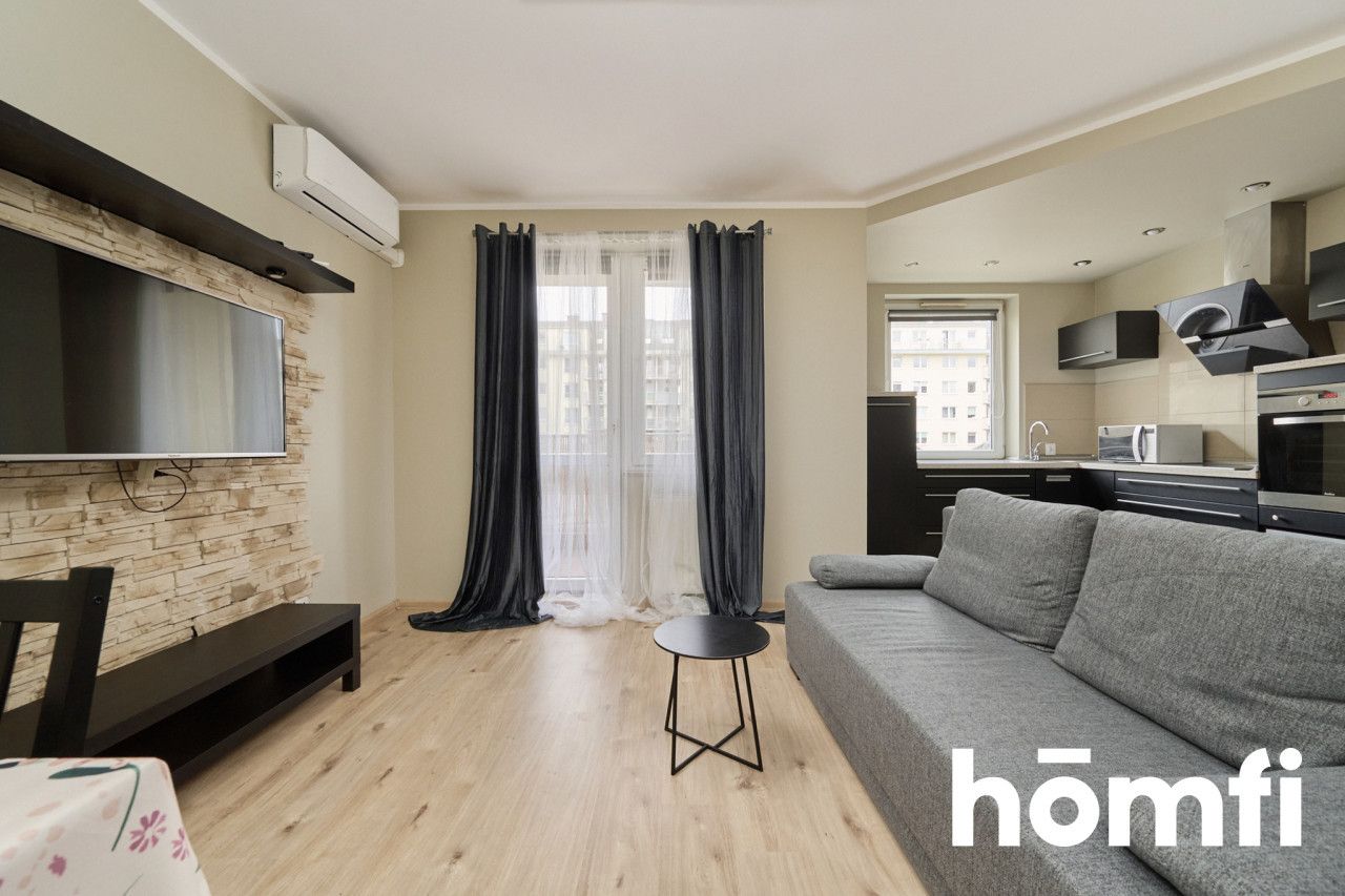 2-room apartment with a dressing room and air conditioning at Mosiężna street - Квартира - Оренда - Wrocław, Fabryczna