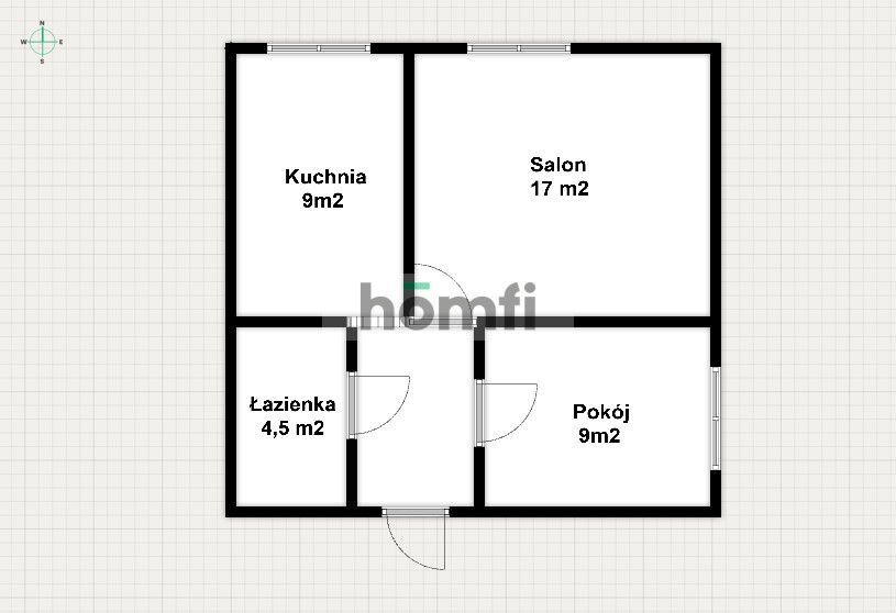 Comfortable 2-room apartment. Balcony and elevator - Apartment - Rent - Toruń, Mokre