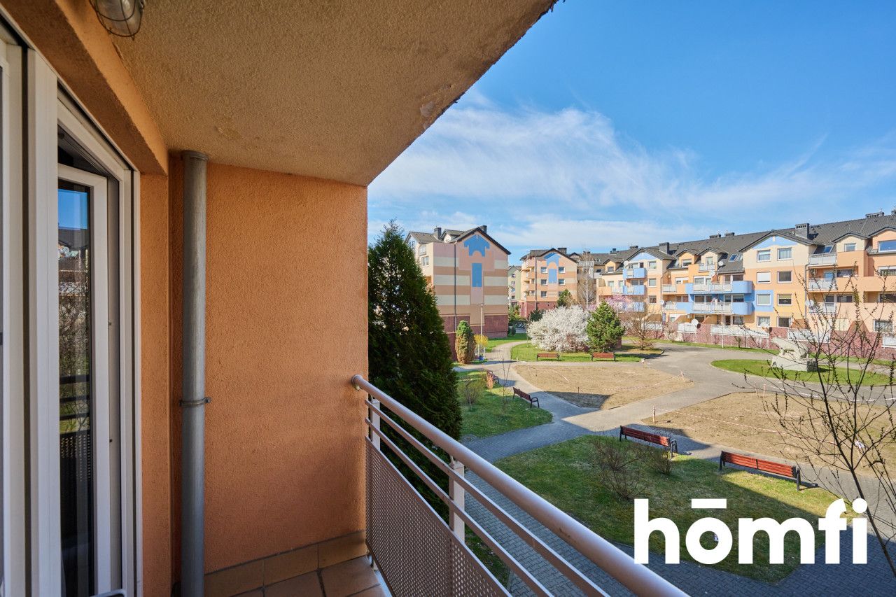 Sunny 2-room apartment with two balconies at Osiedle Morelowe, Muchobór Wielki - Apartment - Sale - Wrocław, Fabryczna / Muchobór Wielki