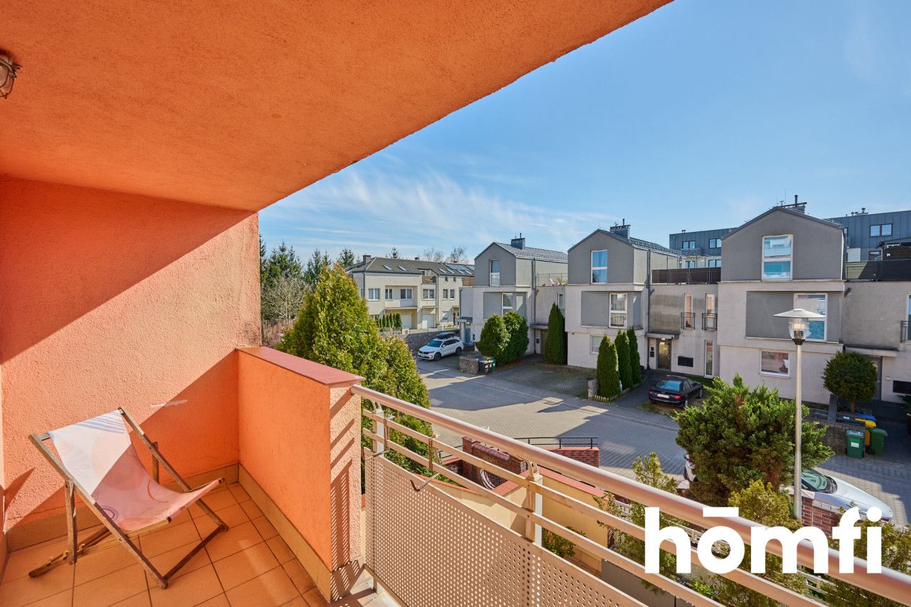 Sunny 2-room apartment with two balconies at Osiedle Morelowe, Muchobór Wielki - Apartment - Sale - Wrocław, Fabryczna / Muchobór Wielki