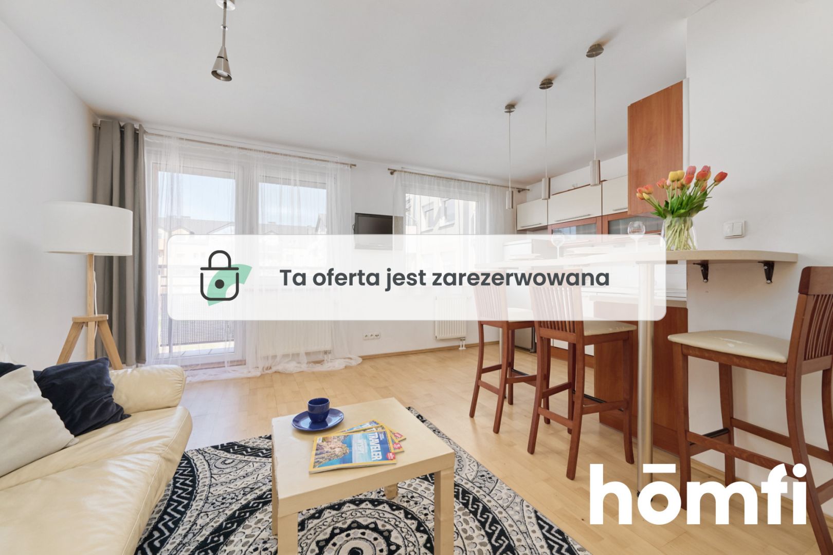 Sunny 2-room apartment with two balconies at Osiedle Morelowe, Muchobór Wielki - Apartment - Sale - Wrocław, Fabryczna / Muchobór Wielki