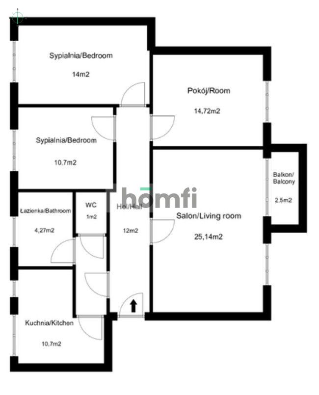4-Room Apartment 94.8 m² with Low Maintenance Fee - Квартира - Продаж - Toruń, Stawki