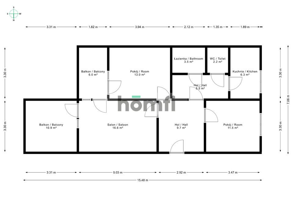 Przestronne Mieszkanie Infułacka Zamość 1 Piętro - Mieszkanie - Sprzedaż - Zamość