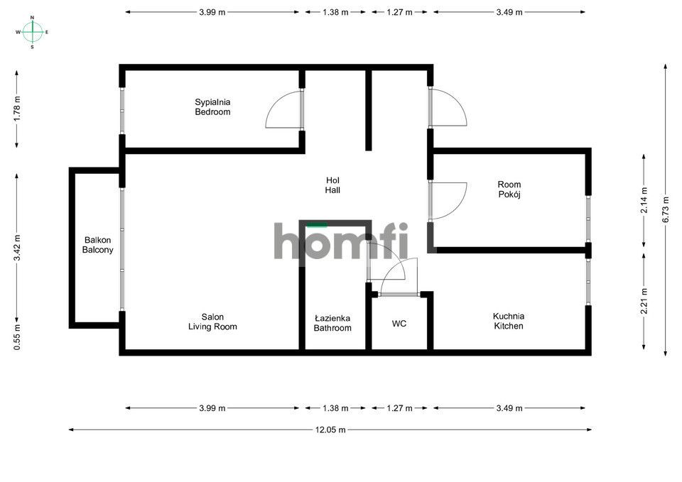 3-room apartment for sale in Poznań/Grunwald - Квартира - Продаж - Poznań, Grunwald