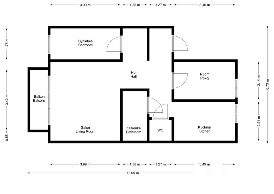 3-room apartment for sale in Poznań/Grunwald - Квартира - Продаж - Poznań, Grunwald