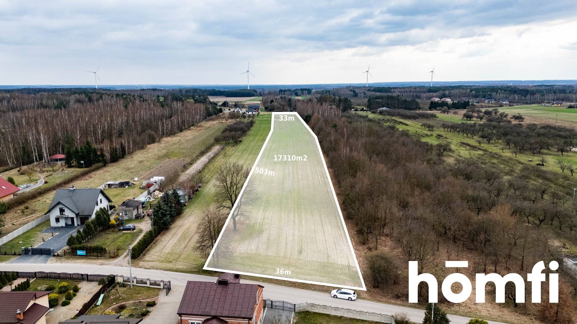 PLOT IN BIERWIECKA WOLA – SPACE, NATURE AND QUICK ACCESS TO THE CAPITAL CITY - Plot - Sale - Radomski, Jedlińsk / Bierwiecka Wola