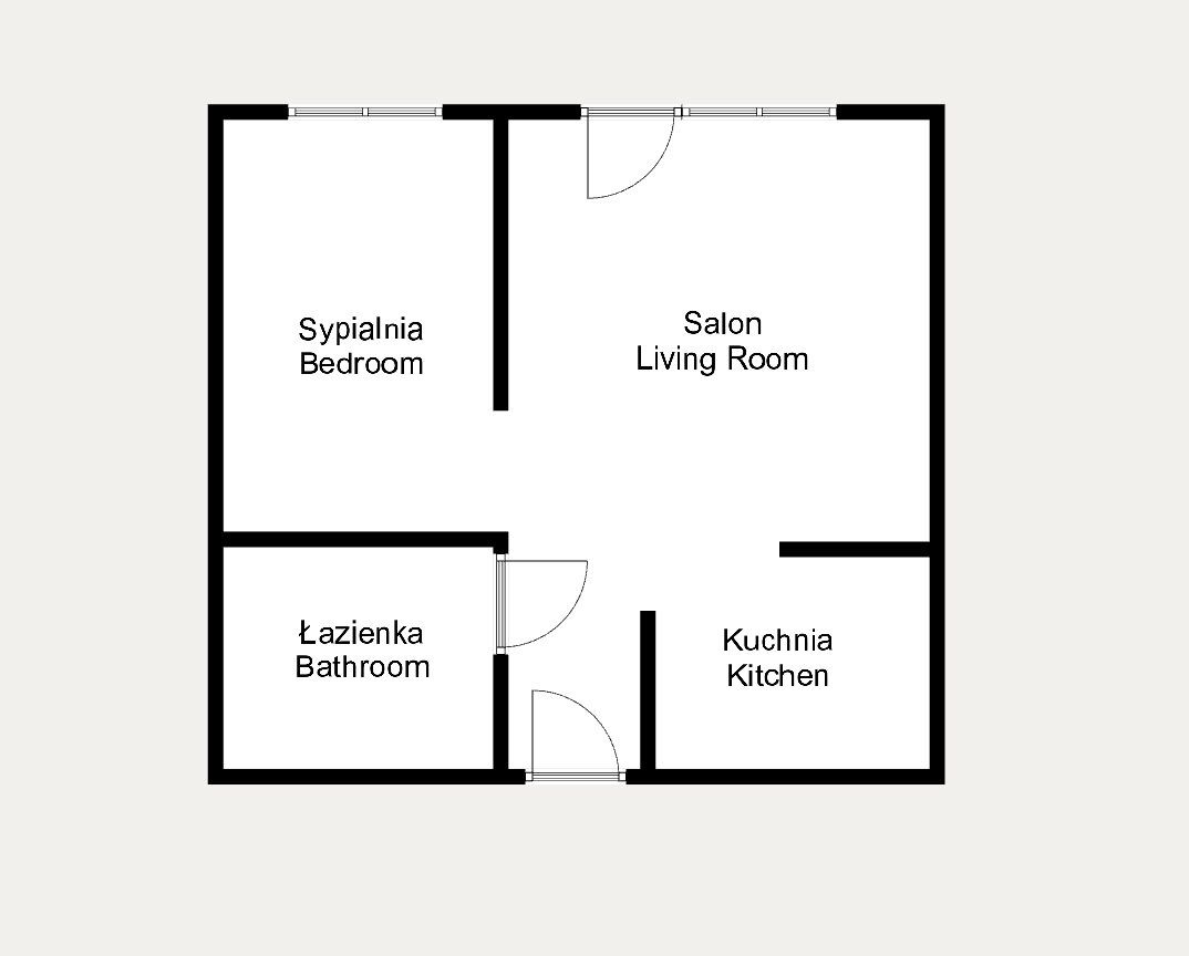 2 rooms | Dworcowa-Wielicka | Parking - Apartment - Rent - Kraków, Podgórze