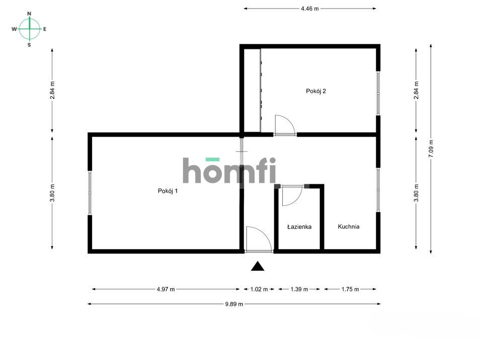 2 rooms in Reden | quiet neighborhood | 52m2 - Квартира - Оренда - Dąbrowa Górnicza