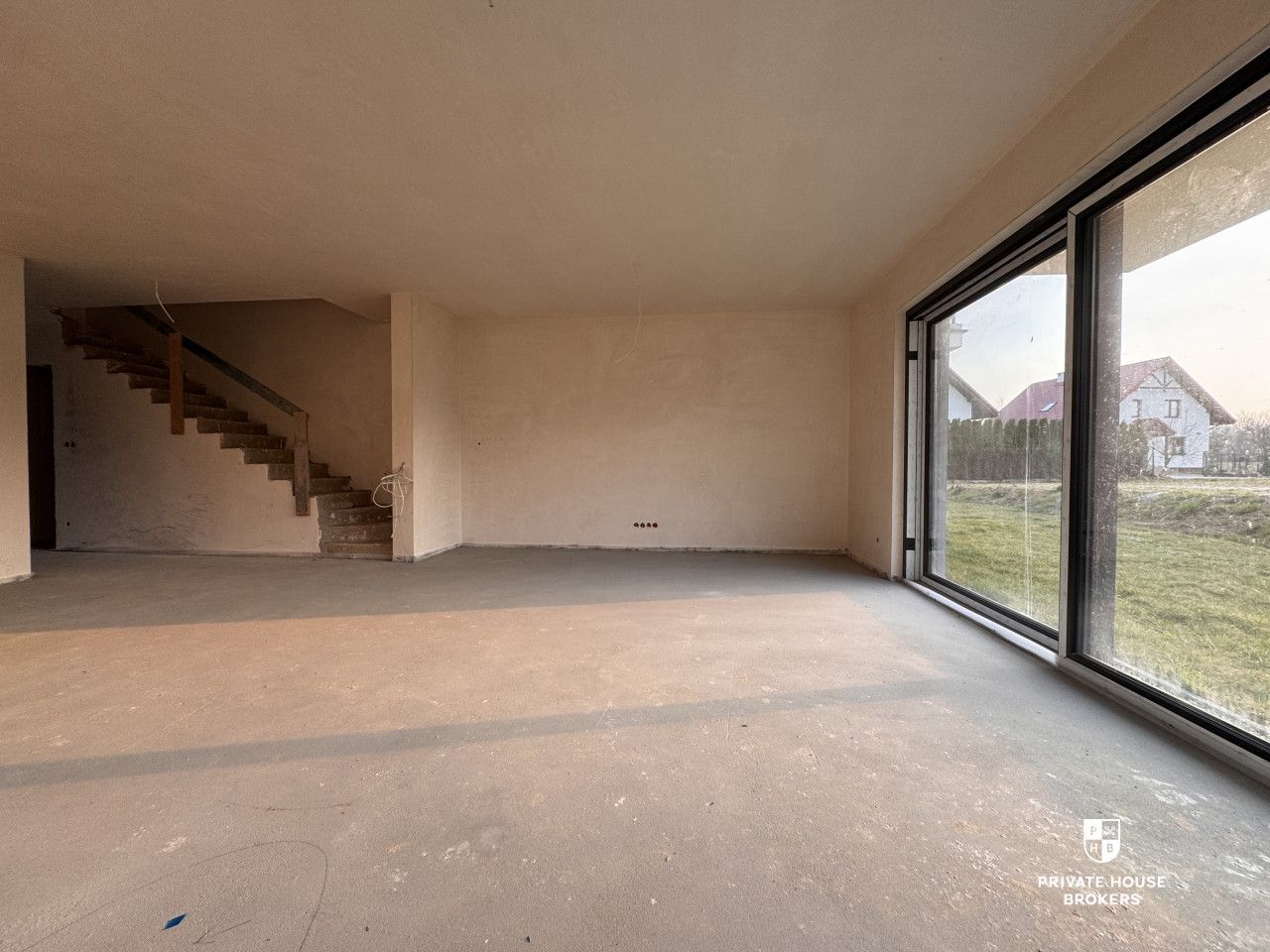 Modern semi-detached house surrounded by nature - House - Sale - Krakowski, Liszki / Rączna