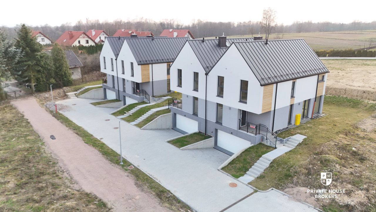 Modern semi-detached house surrounded by nature - House - Sale - Krakowski, Liszki / Rączna