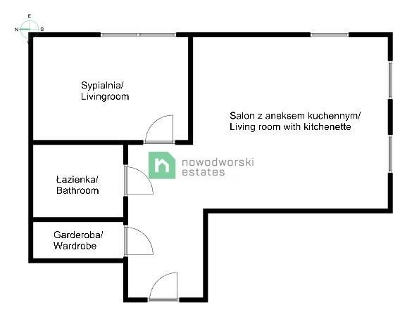 2-pokojowe z garderobą w zielonej okolicy ! - Mieszkanie - Wynajem - Kraków, Podgórze / Łagiewniki-Borek Fałęcki