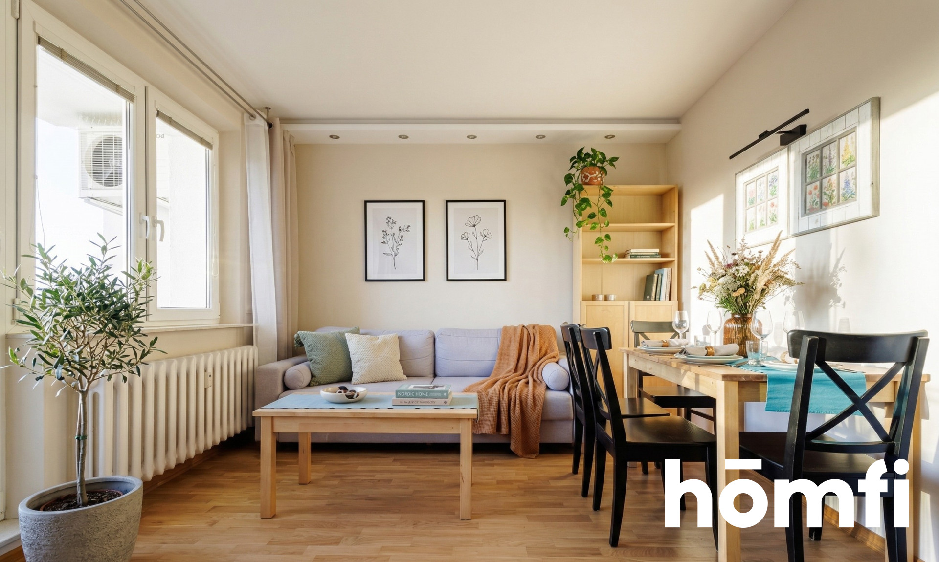 Freshly renovated Air conditioned 3 Rooms on Stegny. - Apartment - Rent - Warszawa, Mokotów / Stegny