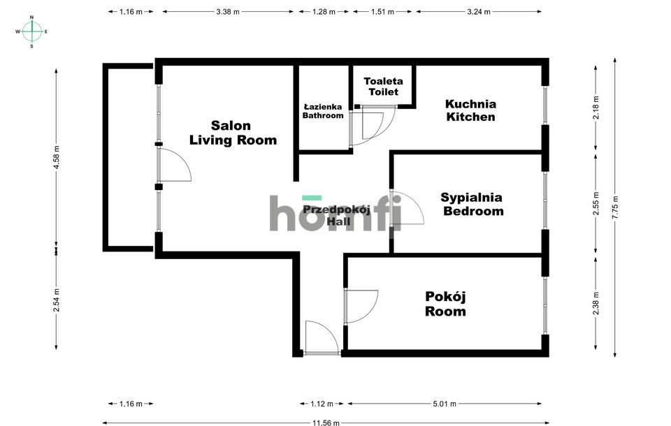 Świeżo wyremontowane 3 Pokojowe Mieszkanie z klimatyzacją na Stegnach - Mieszkanie - Wynajem - Warszawa, Mokotów / Stegny