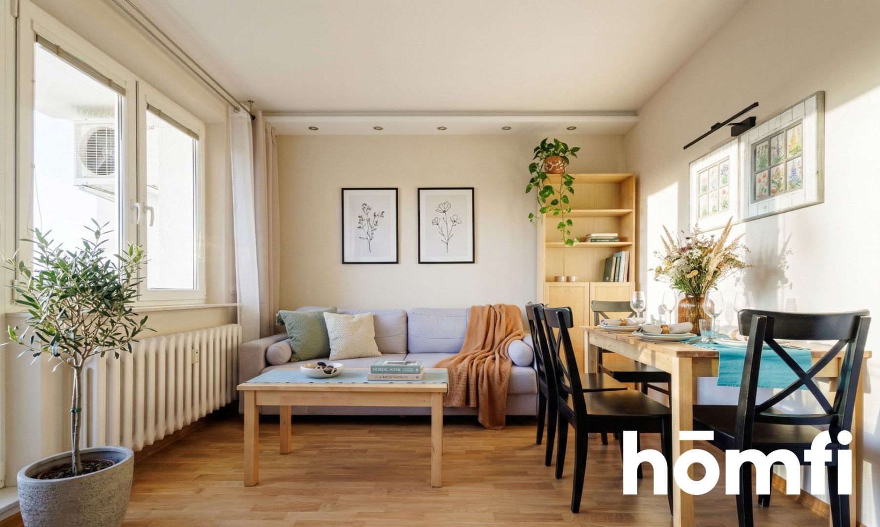 Świeżo wyremontowane 3 Pokojowe Mieszkanie z klimatyzacją na Stegnach - Mieszkanie - Wynajem - Warszawa, Mokotów / Stegny