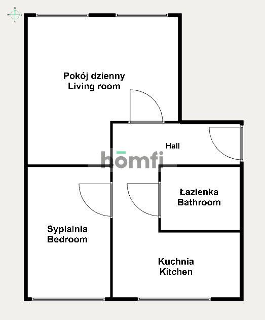 GAJOWICKA - 2 POKOJE + OSOBNA KUCHNIA - Mieszkanie - Sprzedaż - Wrocław, Krzyki