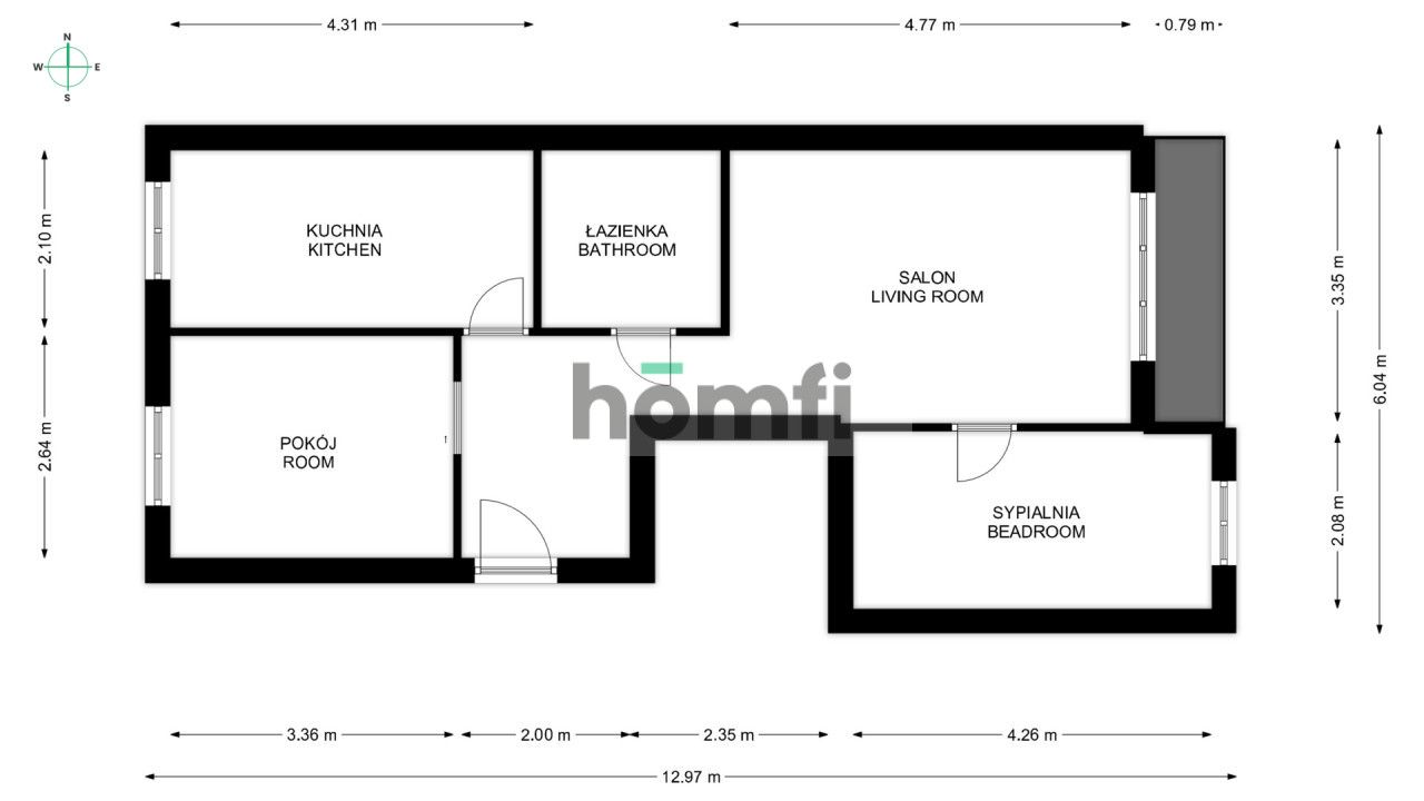 Mieszkanie 53 m² | wysoki standard | 1 piętro - Mieszkanie - Sprzedaż - Tarnów, Piaskówka