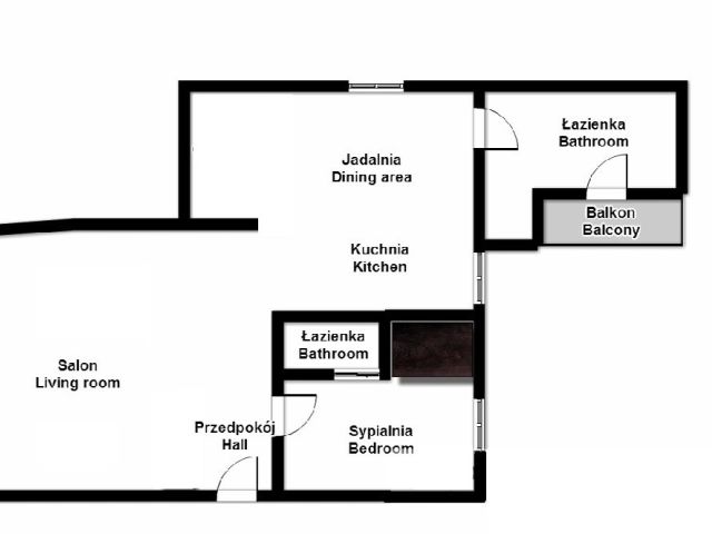 Klimatyczne 2pokojowe 92m2 przy Plantach Zyblikiewicza - Mieszkanie - Wynajem - Kraków, Śródmieście / Stare Miasto