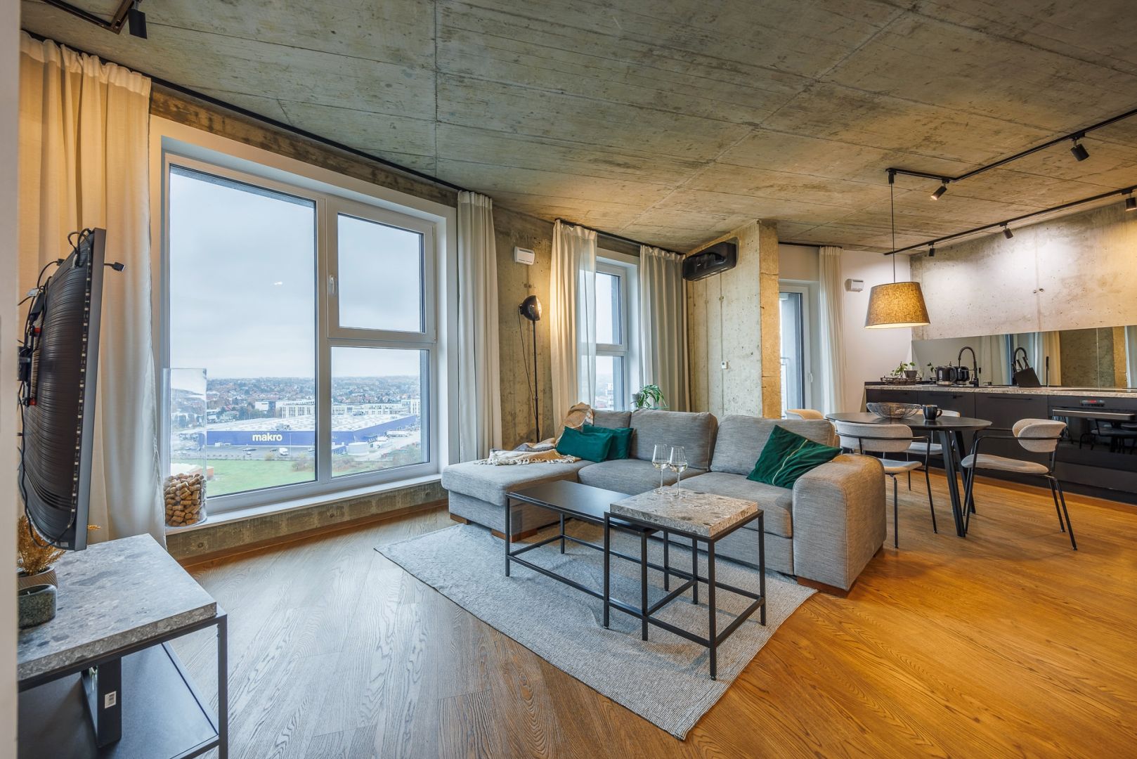 Apartment with Panoramic View | 16th Floor | ST55 - Apartment - Rent - Rzeszów, Słocina