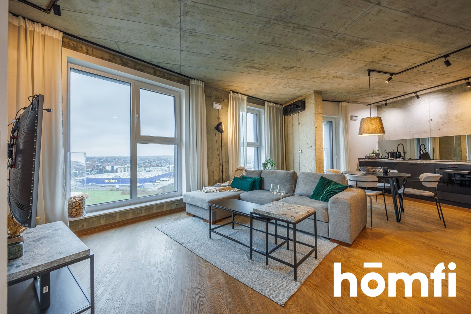 Apartment with Panoramic View | 16th Floor | ST55 - Apartment - Rent - Rzeszów, Słocina