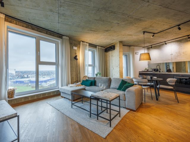 Apartment with Panoramic View | 16th Floor | ST55 - Apartment - Rent - Rzeszów, Słocina