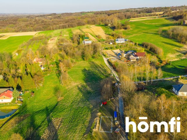 Plot with planning permission | House design | Panoramic view - Ділянка - Продаж - Łańcucki, Łańcut / Handzlówka