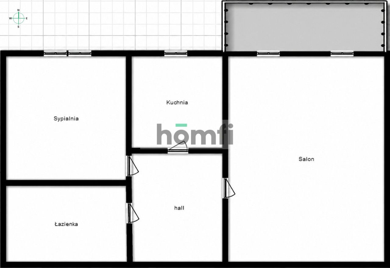 2-Room Apartment, 50.5 m² with Balcony / Lokum Viva / Szczepin - Квартира - Продаж - Wrocław, Stare Miasto / Szczepin