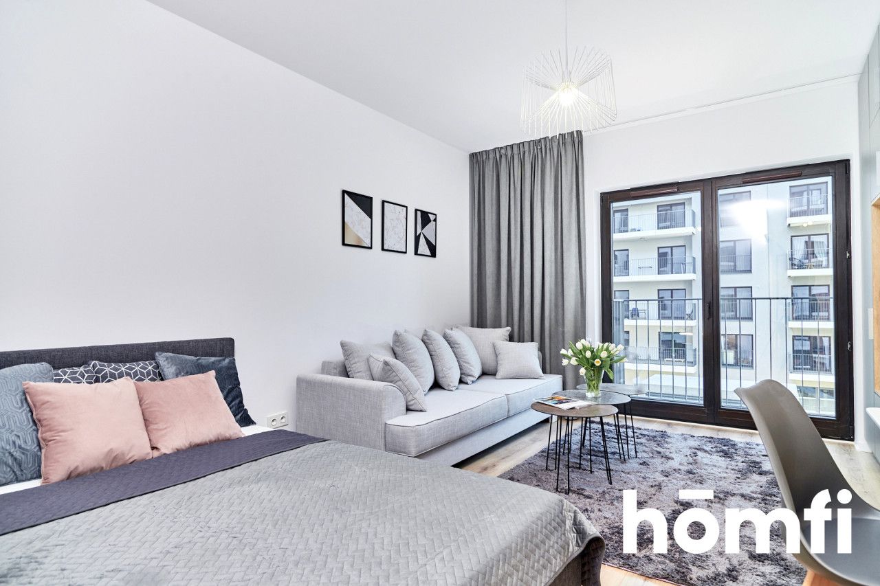 Studio Apartment with Balcony and River View | Angel River | Walońska Street | Wrocław - Apartment - Sale - Wrocław, Krzyki