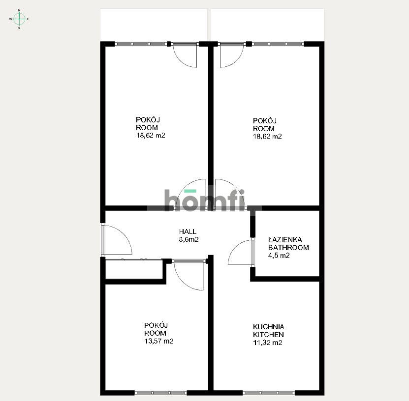 3 pokoje, z dwoma balkonami na Gołębiowie II - Квартира - Продаж - Radom, Gołębiów II