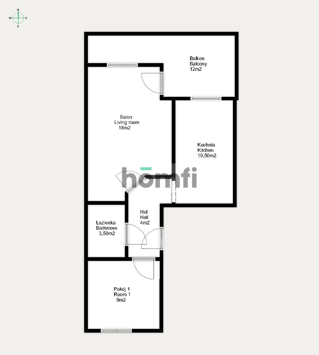 SPACIOUS 2-BEDROOM APARTMENT - Apartment - Rent - Białystok, Mickiewicza