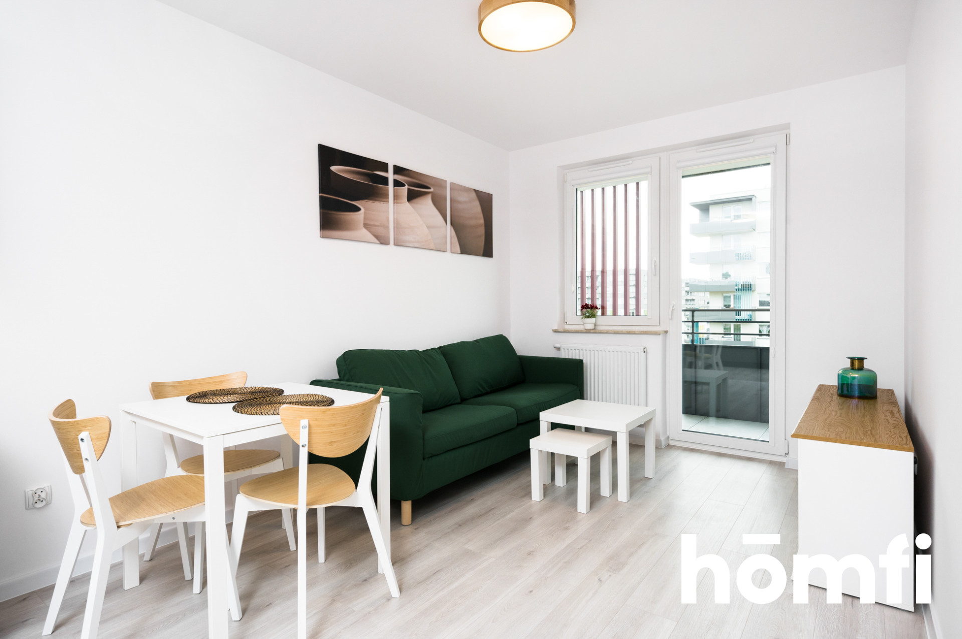Equipped, two-room with a balcony - Apartment - Rent - Kraków, Nowa Huta / Mistrzejowice