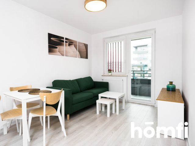 Equipped, two-room with a balcony - Apartment - Rent - Kraków, Nowa Huta / Mistrzejowice