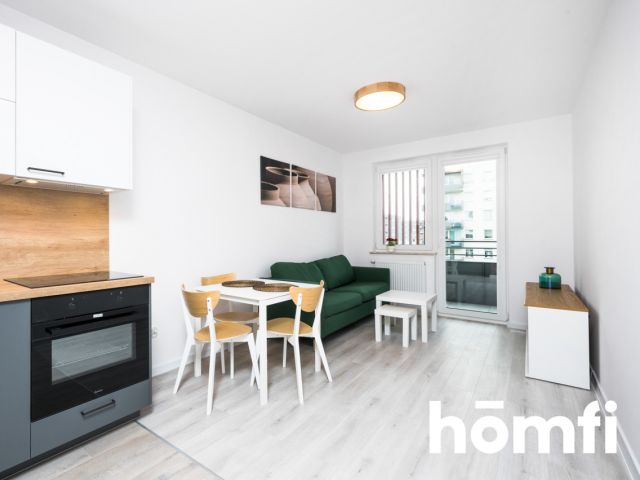 Equipped, two-room with a balcony - Apartment - Rent - Kraków, Nowa Huta / Mistrzejowice