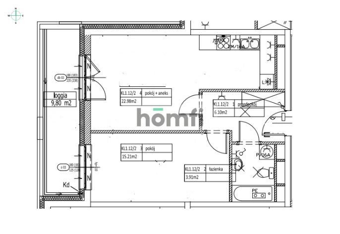 2-room apartment with a view over Wrocław - Квартира - Продаж - Wrocław, Krzyki / Przedmieście Oławskie