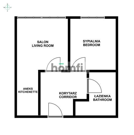 2-room apartment for rent - Wilda - Apartment - Rent - Poznań, Wilda / Wilda