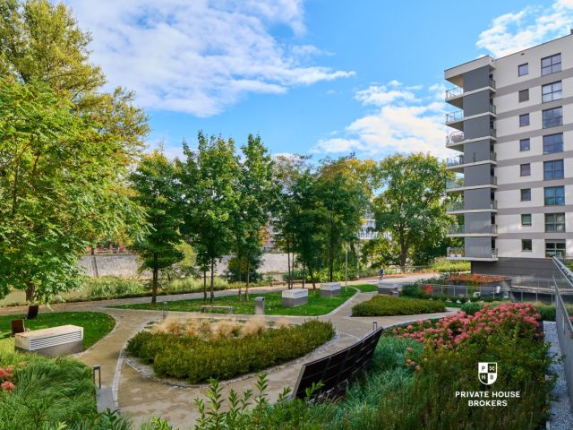 3-room apartment with 2 balconies in the River Point development - Apartment - Sale - Wrocław, Kępa Mieszczańska