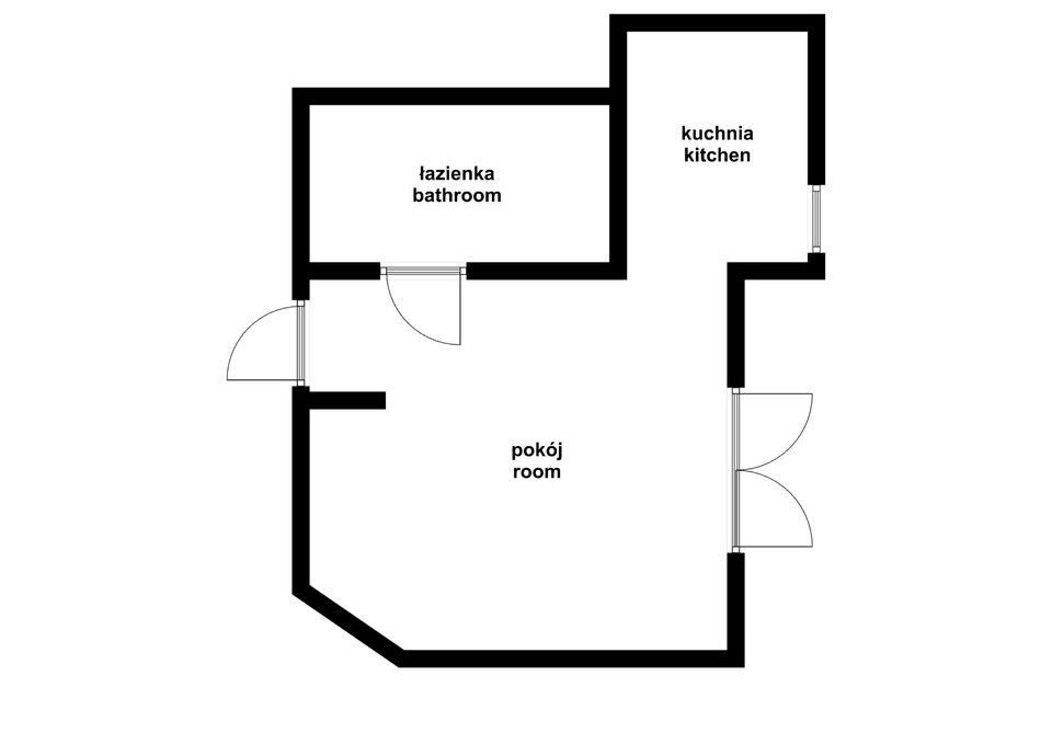 Kawalerka z balkonem - ul. Krzywoustego (Kowale) - Mieszkanie - Wynajem - Wrocław, Psie Pole / Kowale