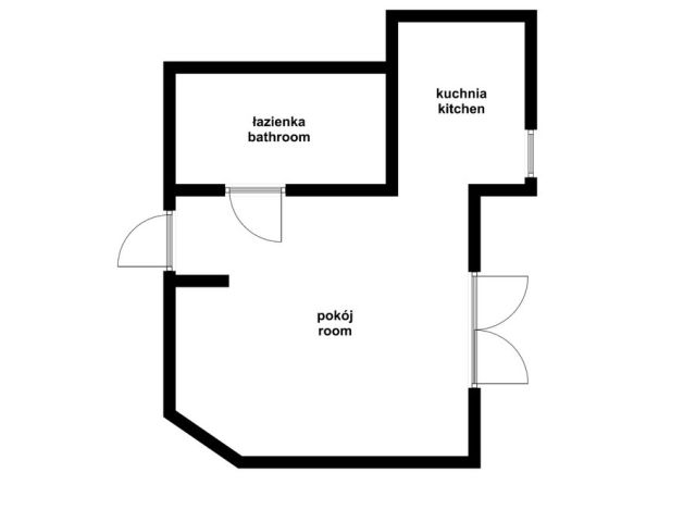 Studio apartment with a balcony - Krzywoustego Street (Kowale) - Apartment - Rent - Wrocław, Psie Pole / Kowale