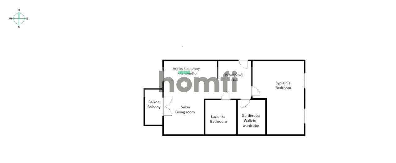 For sale 2 rooms apartment Nowy Grabiszyn - Квартира - Продаж - Wrocław, Fabryczna / Grabiszyn