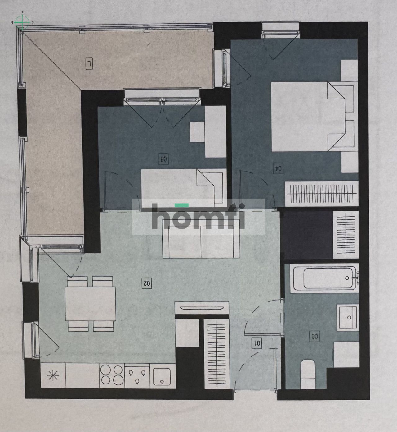 PANORAMA I 3 ROOMS I LOGGIA 10.5 m2 - Квартира - Продаж - Rzeszów, Drabinianka