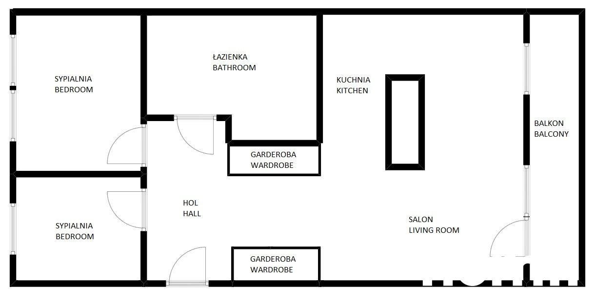 81m2 apartment for sale, Łokietka Street, Krakow - Apartment - Sale - Kraków, Krowodrza