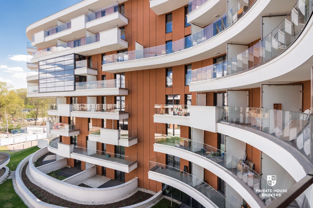 Zjawiskowy apartament 49 m² z balkonem 8 m² w Wiślane Tarasy 2.0 – wysoki standard, top lokalizacja przy Wiśle - Mieszkanie - Wynajem - Kraków, Śródmieście / Grzegórzki