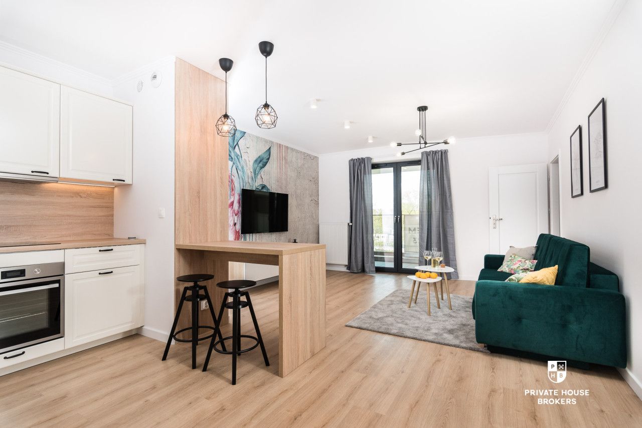 Zjawiskowy apartament 49 m² z balkonem 8 m² w Wiślane Tarasy 2.0 – wysoki standard, top lokalizacja przy Wiśle - Mieszkanie - Wynajem - Kraków, Śródmieście / Grzegórzki