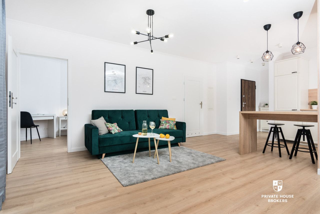 Zjawiskowy apartament 49 m² z balkonem 8 m² w Wiślane Tarasy 2.0 – wysoki standard, top lokalizacja przy Wiśle - Mieszkanie - Wynajem - Kraków, Śródmieście / Grzegórzki