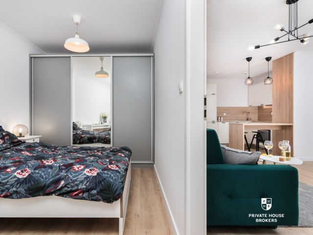 Zjawiskowy apartament 49 m² z balkonem 8 m² w Wiślane Tarasy 2.0 – wysoki standard, top lokalizacja przy Wiśle - Mieszkanie - Wynajem - Kraków, Śródmieście / Grzegórzki