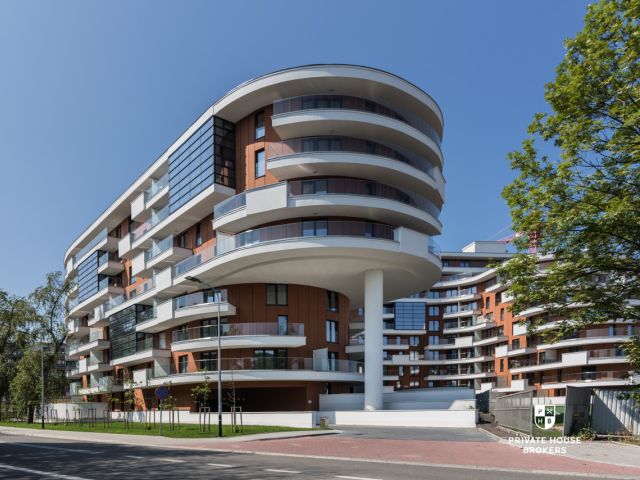 Zjawiskowy apartament 49 m² z balkonem 8 m² w Wiślane Tarasy 2.0 – wysoki standard, top lokalizacja przy Wiśle - Mieszkanie - Wynajem - Kraków, Śródmieście / Grzegórzki